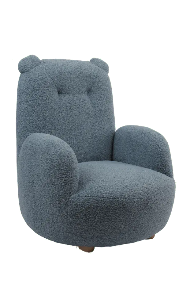 Fauteuil ROCKY Ours Mini Bleu