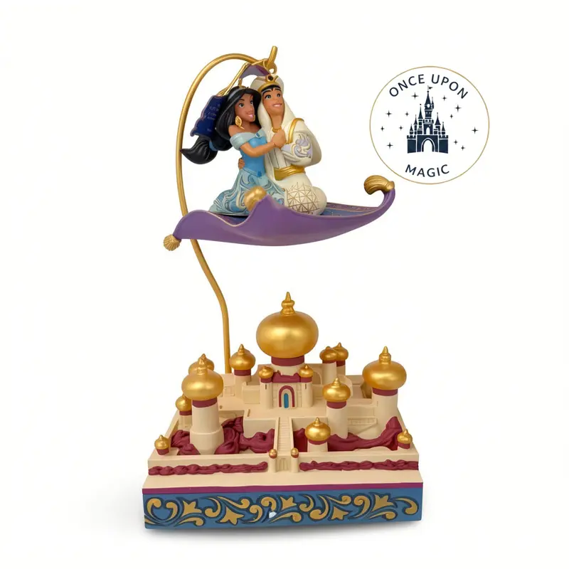 Figurine Aladdin et Jasmine tapis volant Disney Traditions – Disneyland Paris