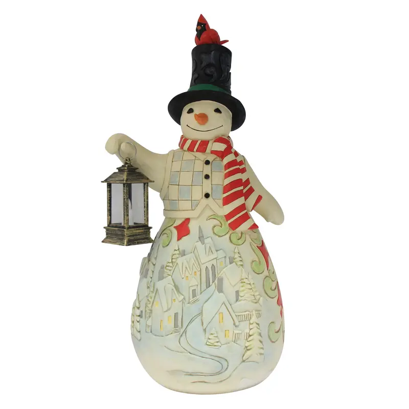 Figurine Bonhomme de Neige LED - Heartwood Creek