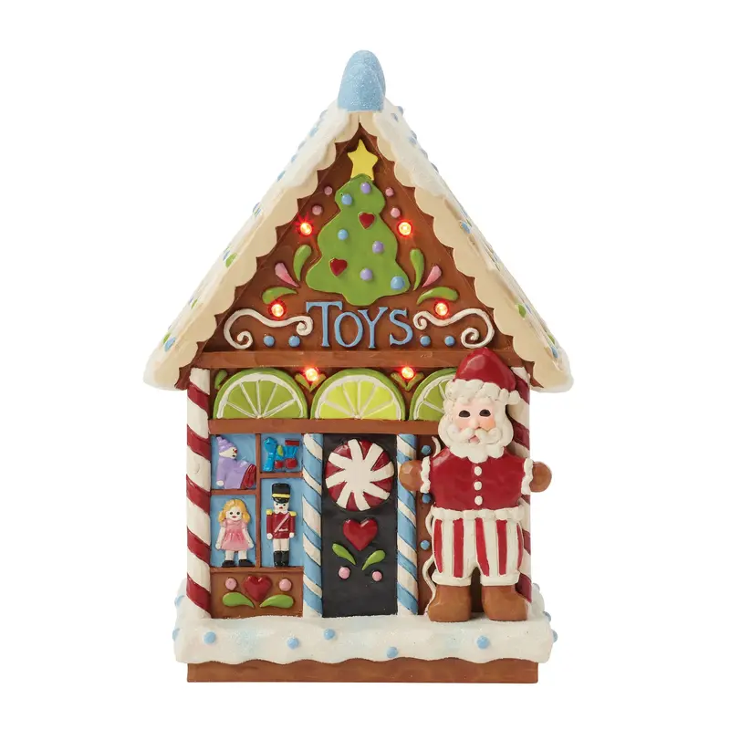 Figurine Boutique de Jouets Pain d'Épices (LED) - Heartwood Creek