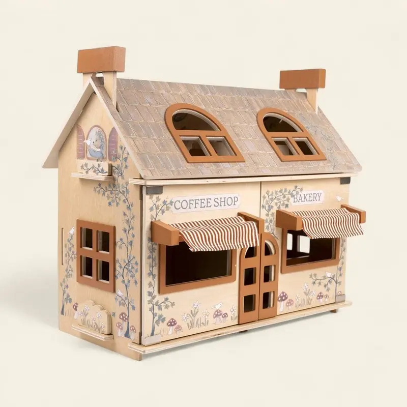 Figurine Café et boulangerie avec mobilier et amis miniatures – Egmont Toys