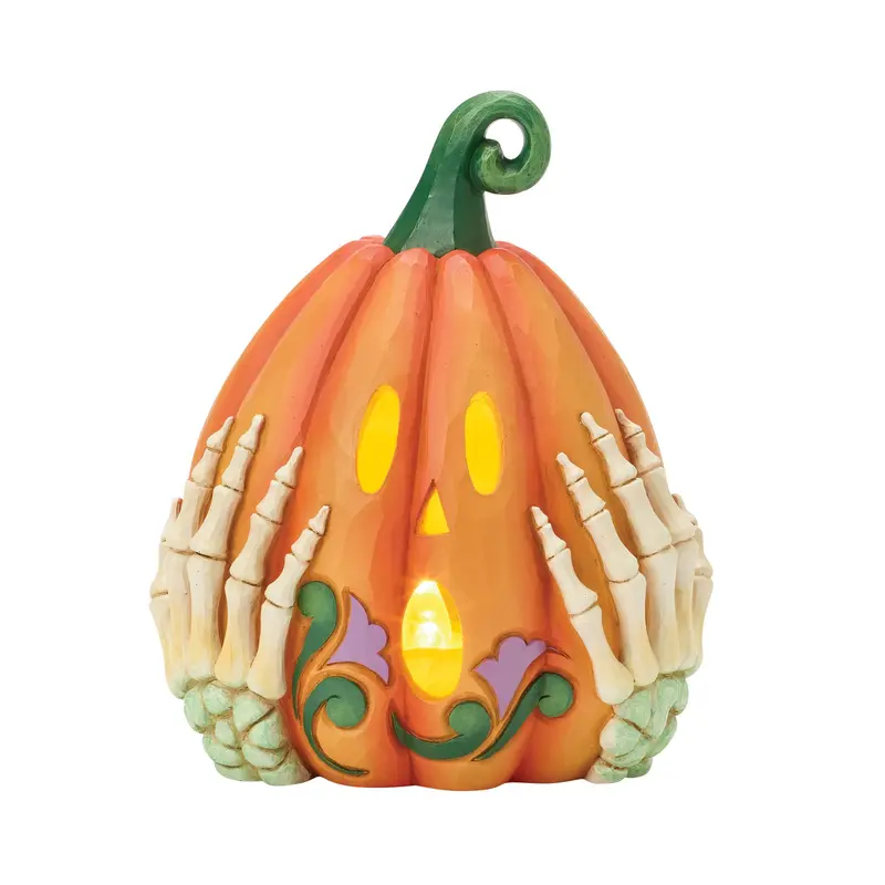 Figurine Citrouille Squelette LED - Heartwood Creek