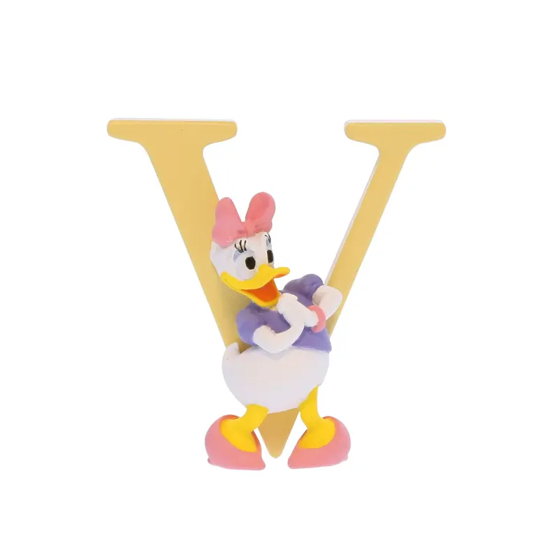 Figurine Daisy Duck Lettre 'V' - Disney Showcase