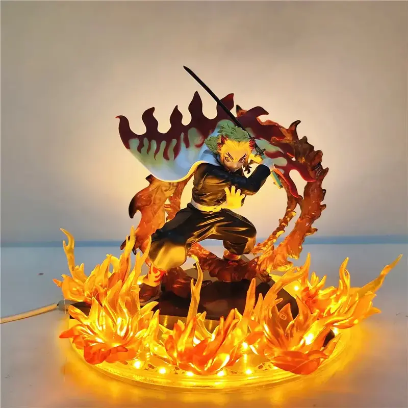 Figurine Demon Slayer - Kyojuro Rengoku Flamme LED