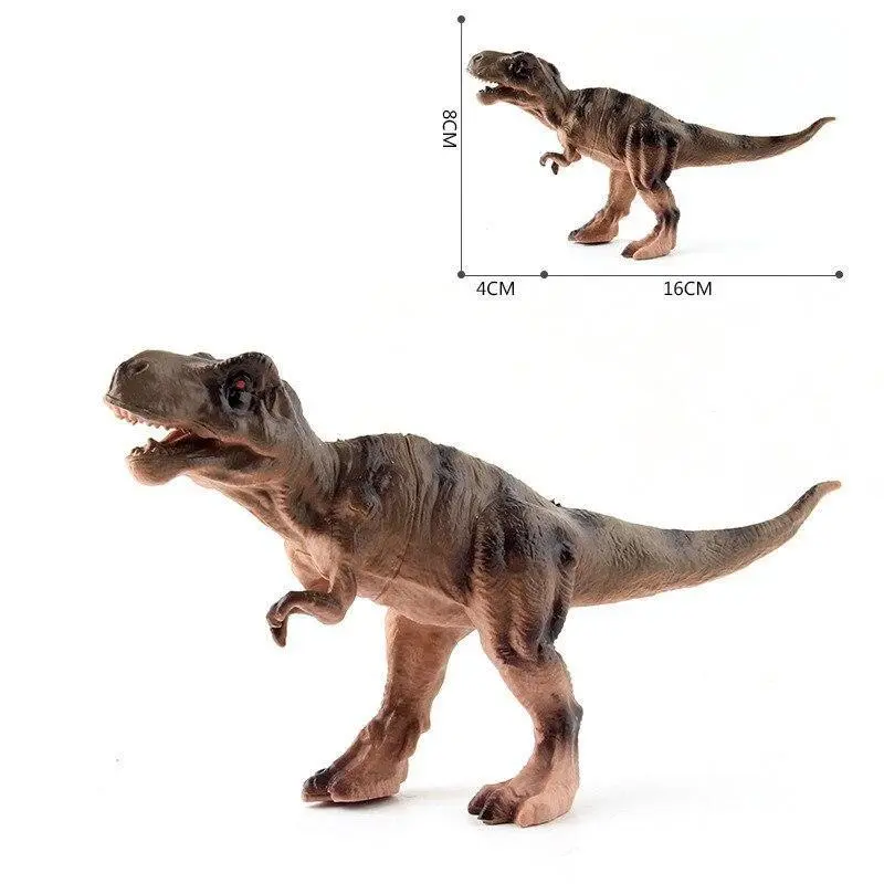 Figurine Dinosaure<br> Tyrannosaurus marron