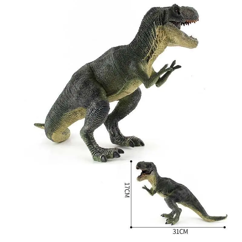 Figurine Dinosaure<br> Tyrannosaurus Vert (Géant)
