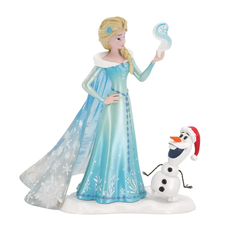 Figurine Elsa & Olaf - La Reine des Neiges - Disney Showcase
