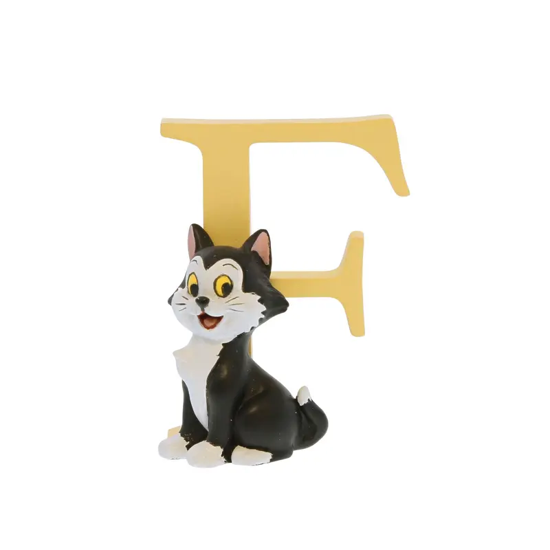 Figurine Figaro Lettre 'F' - Disney Showcase