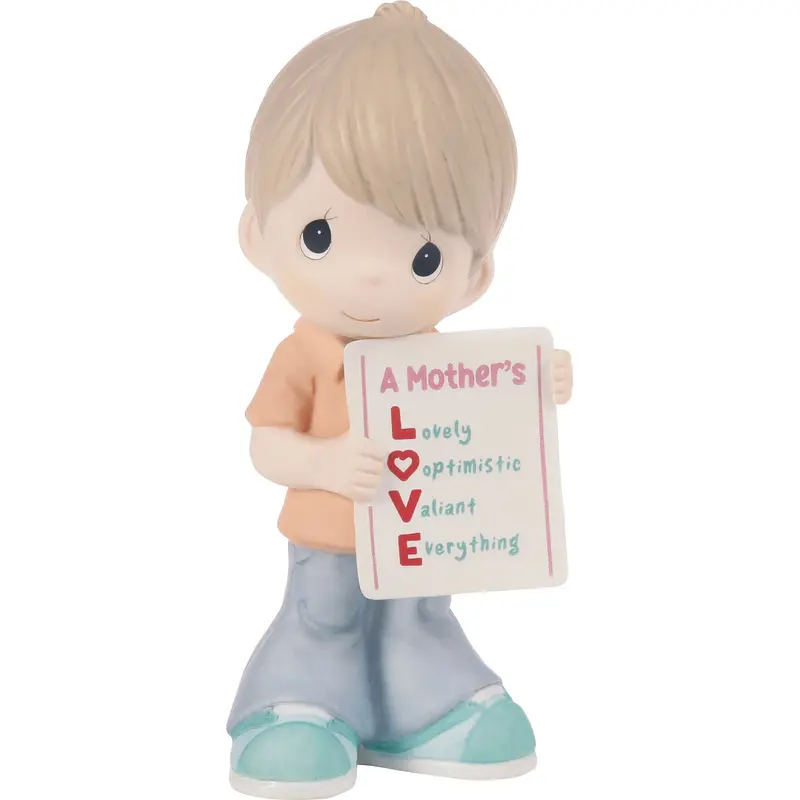 Figurine Garçon signe Love Fête des Mères - Precious Moments