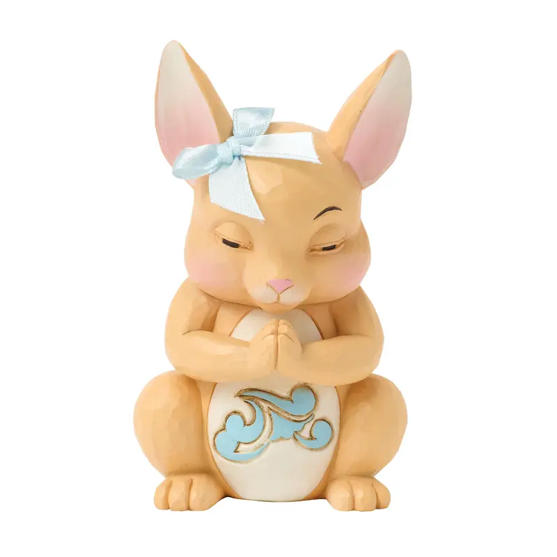 Figurine Lapin Prière - Heartwood Creek