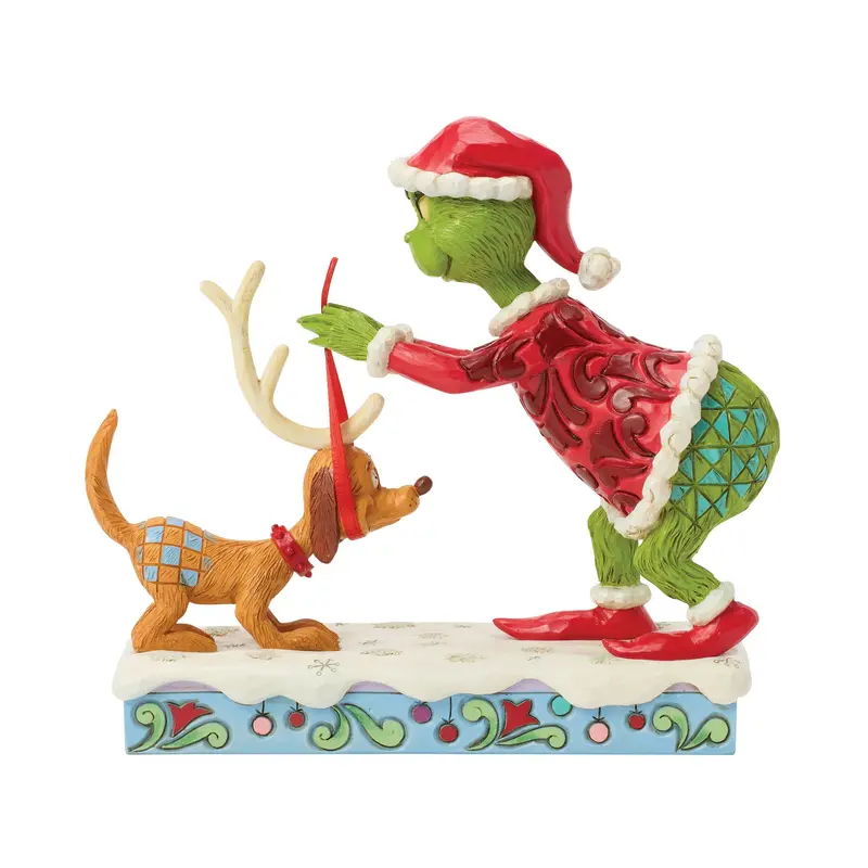 Figurine Le Grinch Bois de Renne - Grinch by Jim Shore