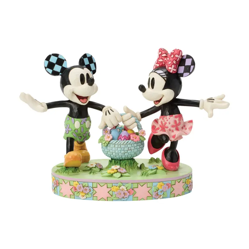Figurine Mickey et Minnie de Pâques - Disney Traditions