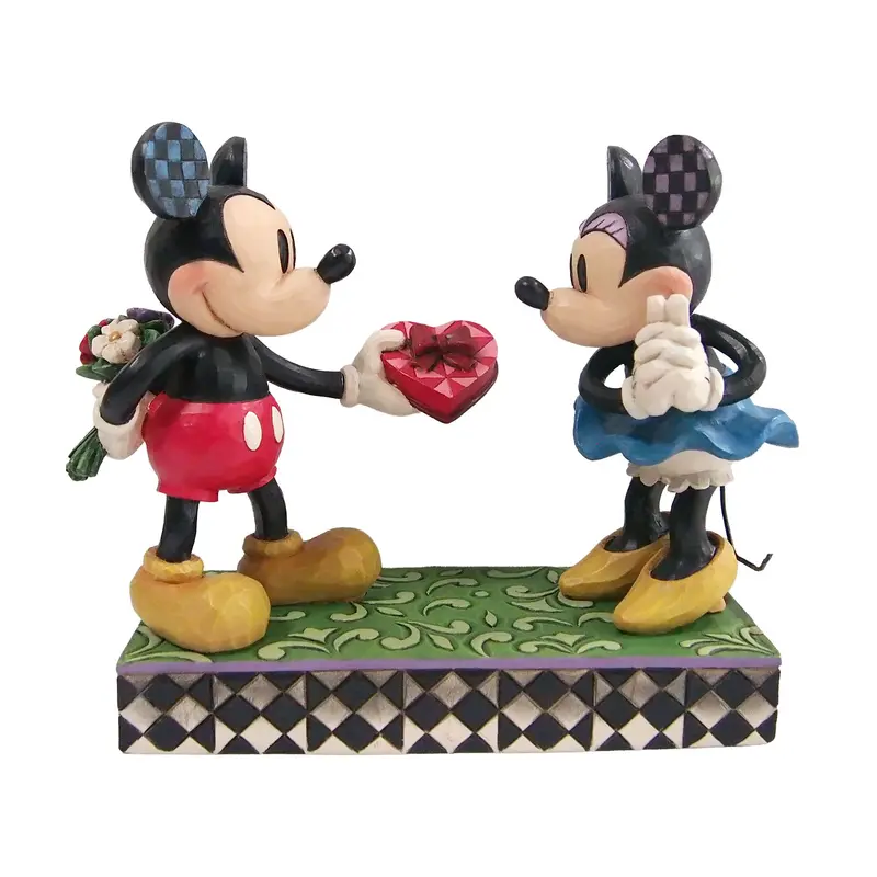 Figurine Mickey et Minnie Love Vintage - Disney Traditions