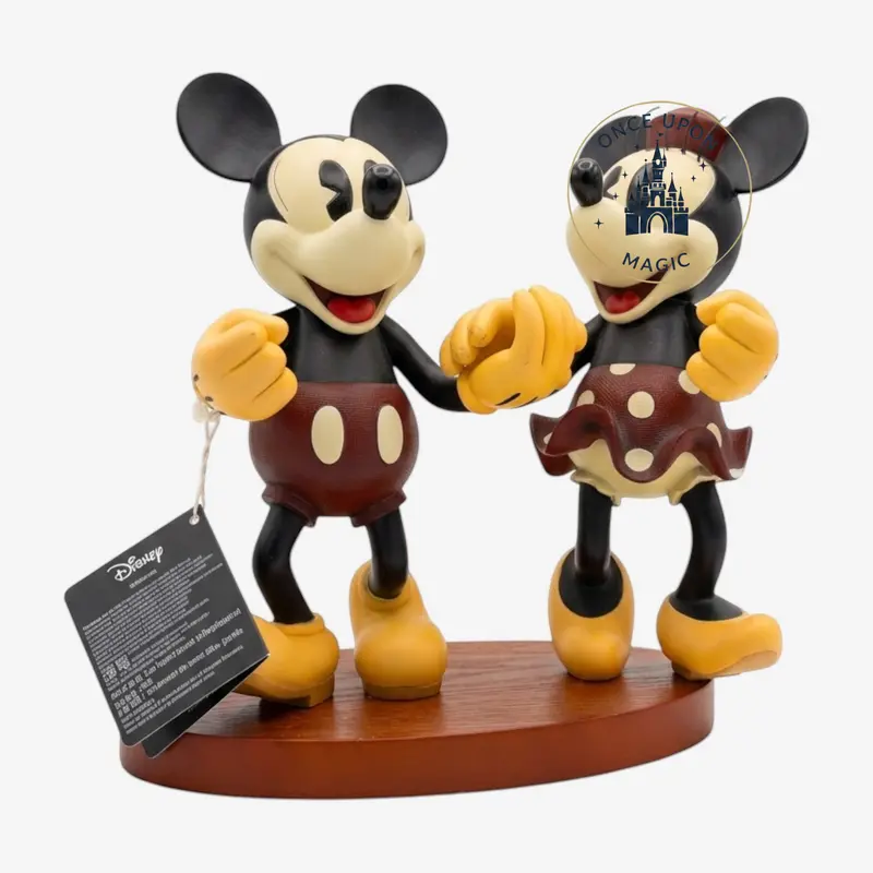 Figurine Mickey & Minnie Mouse – Pièce de Collection Disneyland Paris