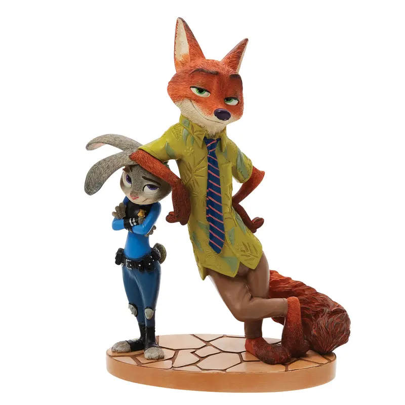 Figurine Nick Wilde & Judy Hopps Zootopie - Disney Showcase