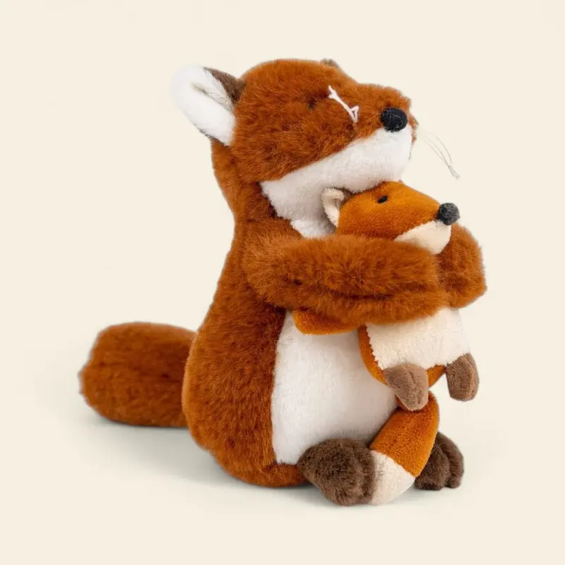 figurine peluche Renard avec son bébé – Egmont Toys