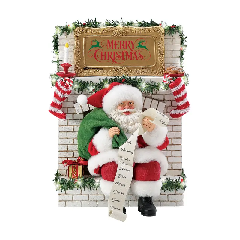 Figurine Père Noël Cheminée - Possible Dreams