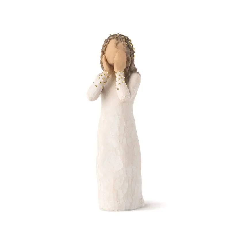 Figurine Petit Ange de Noël - Willow Tree - <i>Admiration et émerveillement</i>
