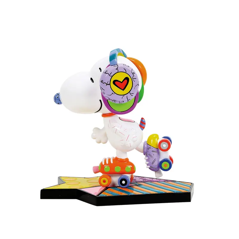 Figurine Snoopy en rollers - Peanuts by Britto