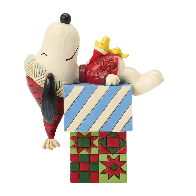 Figurine Snoopy et Woodstock Noël - Peanuts by Jim Shore