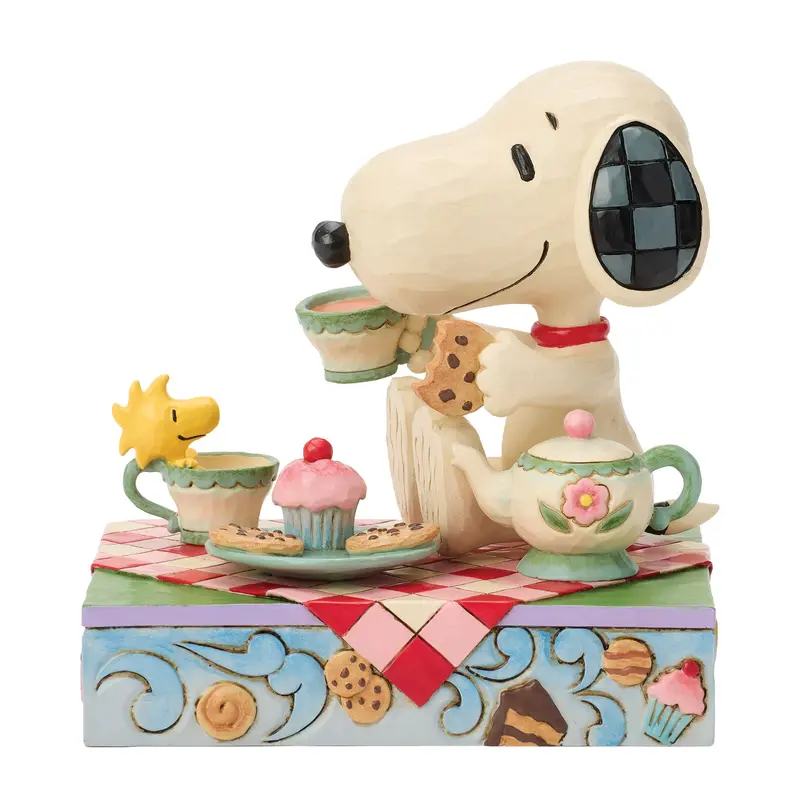 Figurine Snoopy et Woodstock thé - Peanuts by Jim Shore