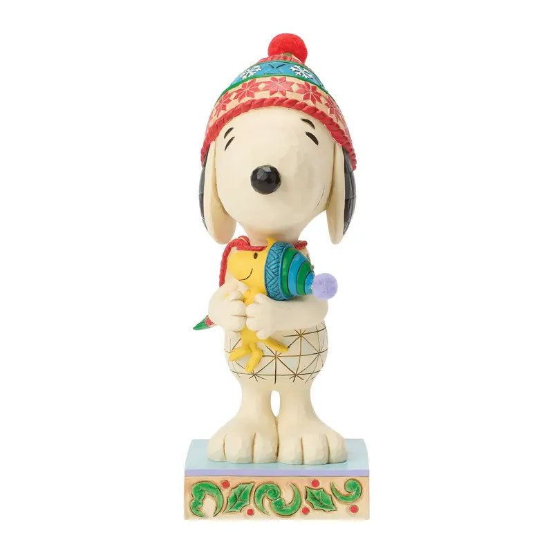 Figurine Snoopy Woodstock câlin - Peanuts by Jim Shore