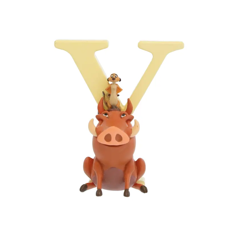 Figurine Timon & Pumbaa Lettre 'Y' - Disney Showcase