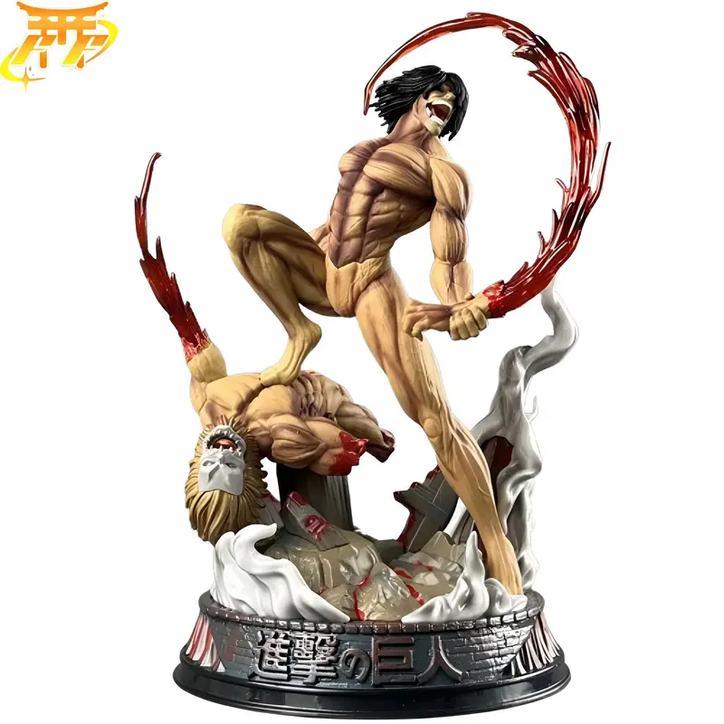 Figurine Titan Assaillant vs Titan Mâchoire - Attaque des Titans