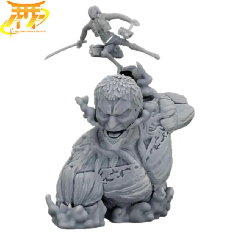 Figurine Titan Cuirassé vs Mikasa Ackerman - Attaque des Titans