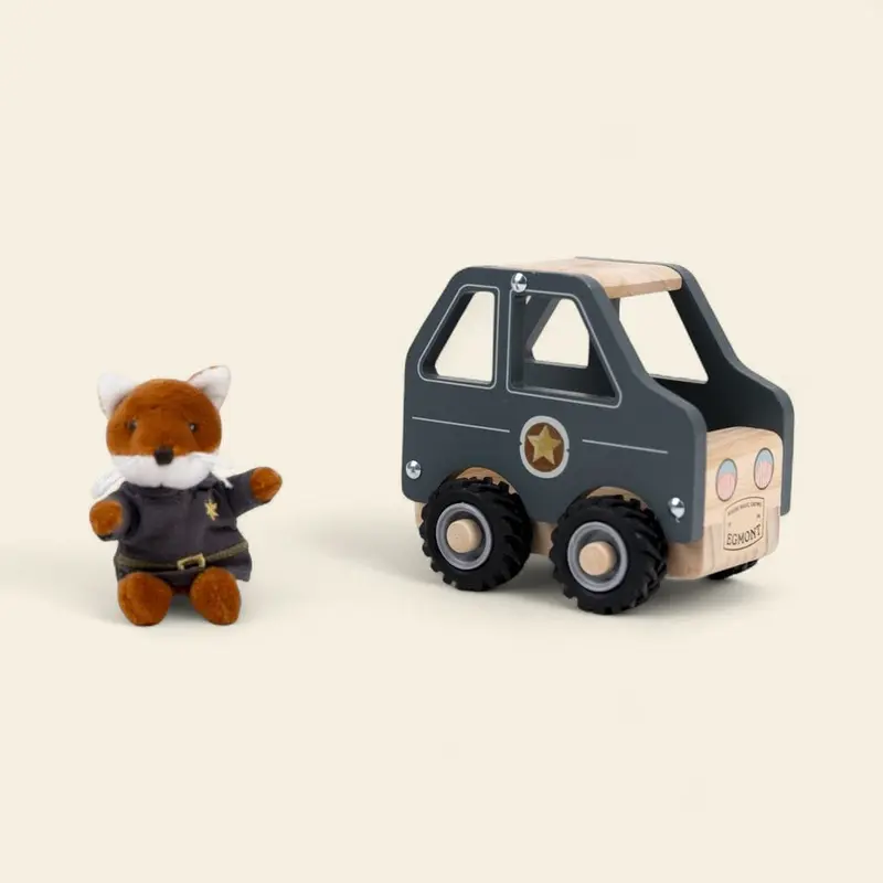 Figurine Voiture de police avec ami miniature – Egmont Toys