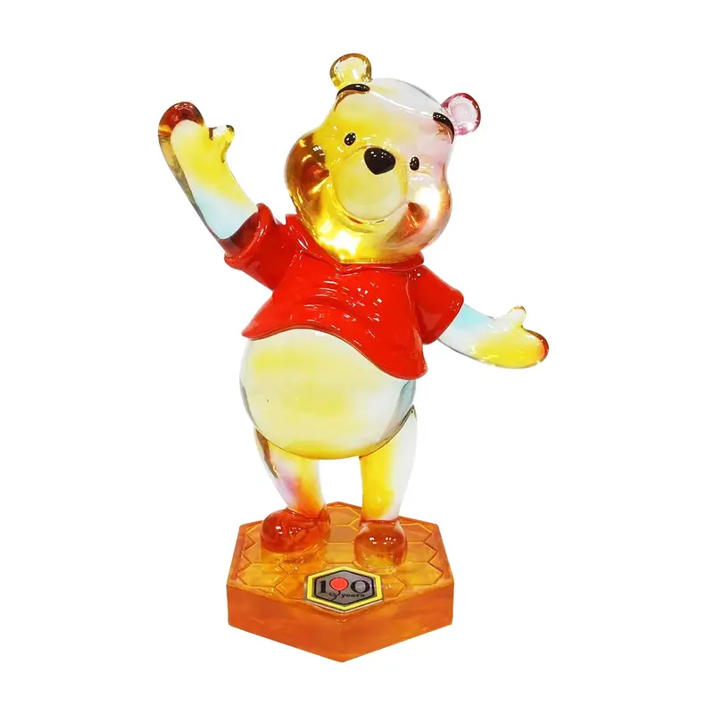 Figurine Winnie l'Ourson Arc-en-Ciel Transparent - Disney Grand Jester
