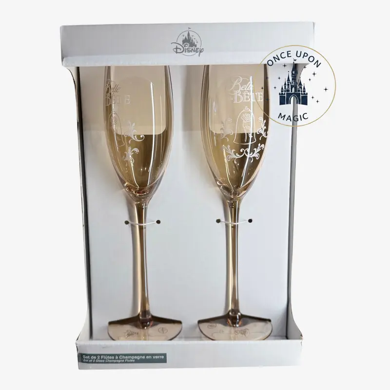 Flûtes à Champagne La Belle et la Bête - Disneyland Paris