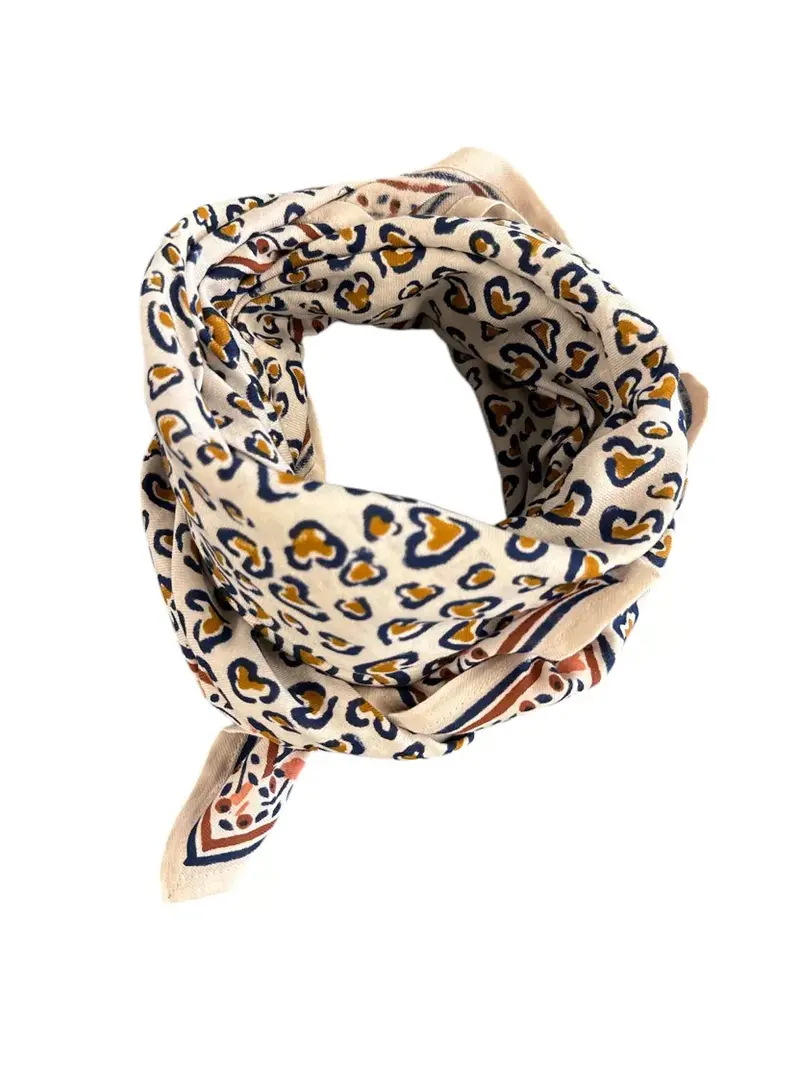 Foulard adulte Léo Navy