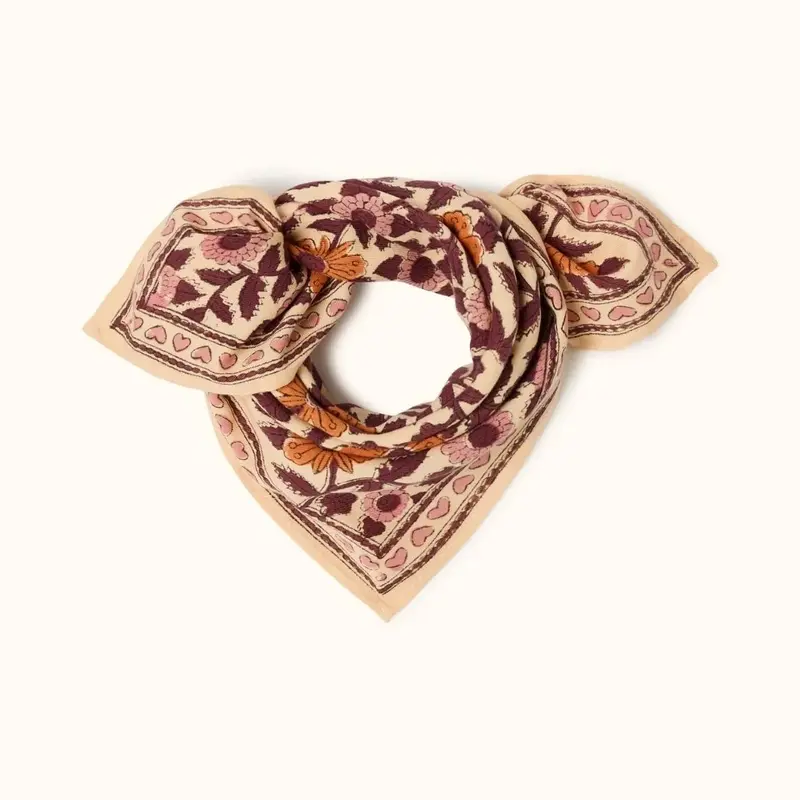 Foulard - Coeur - Flamingo - Apaches Collections