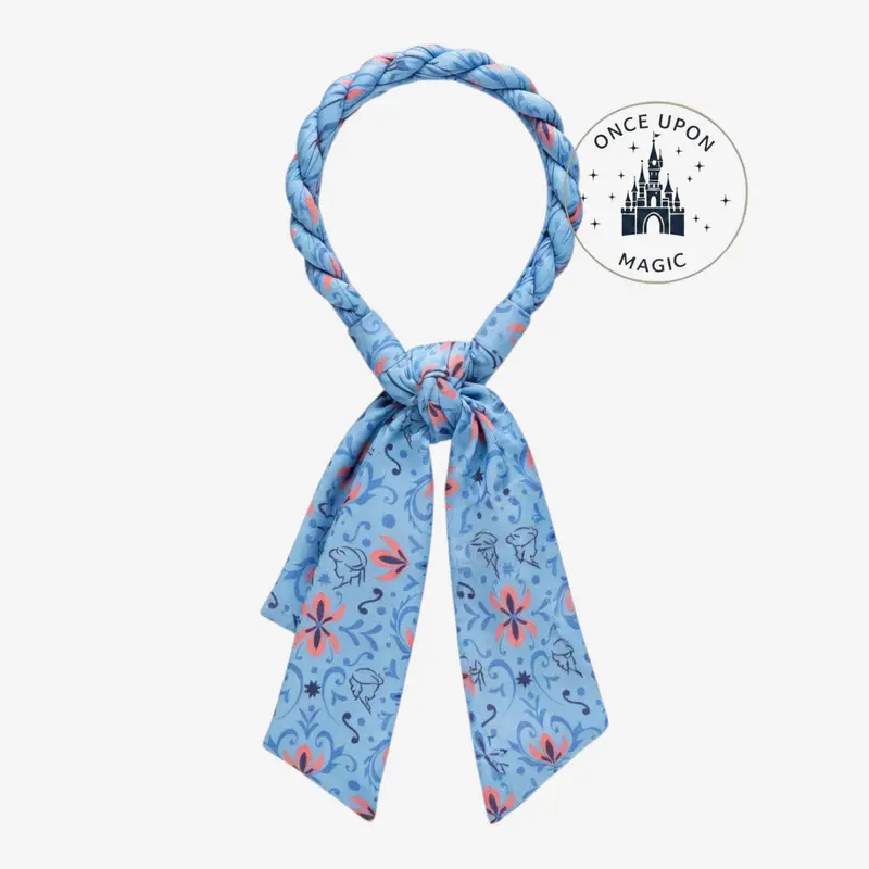 Foulard Tressé Frozen – Inspiration Anna & Elsa – Disneyland Paris