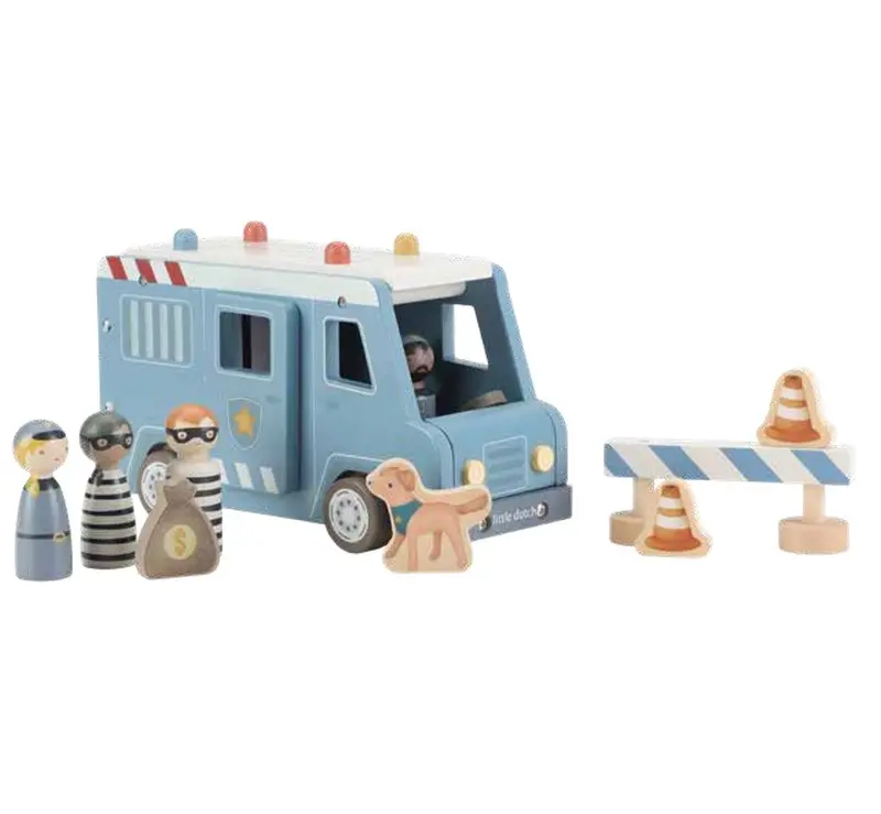 Fourgon de police en bois - LITTLE DUTCH