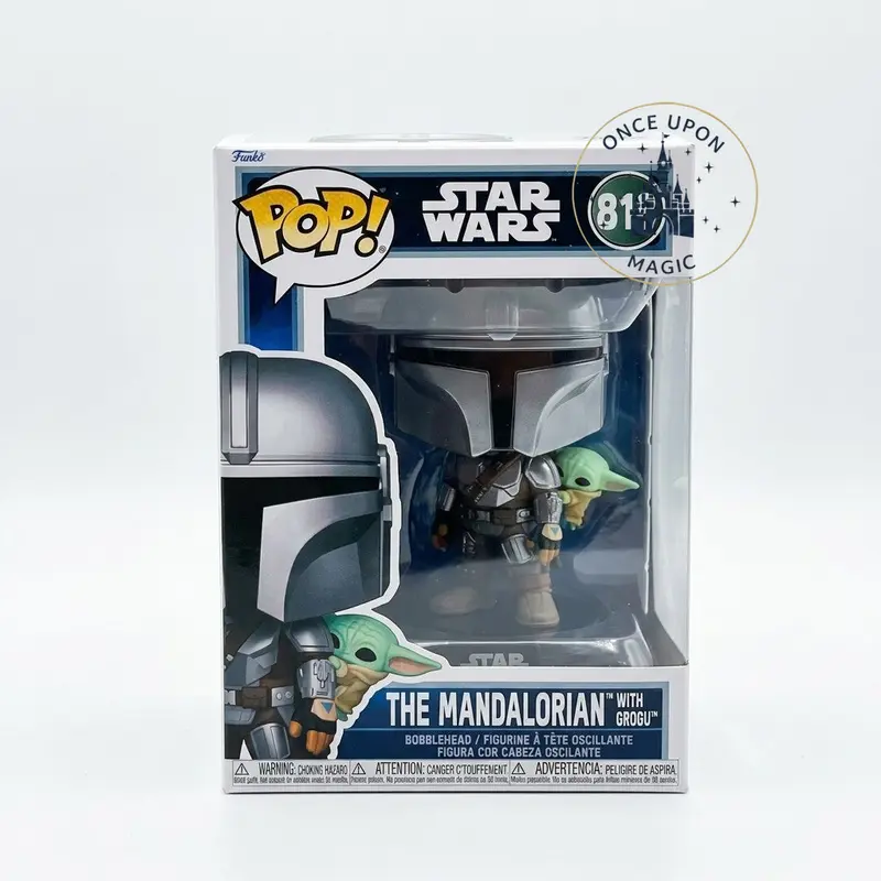 Funko Pop! – The Mandalorian avec Grogu | Figurine Bobblehead Star Wars