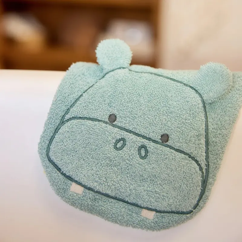 Gant de toilette bébé en éponge – Hippo Happy