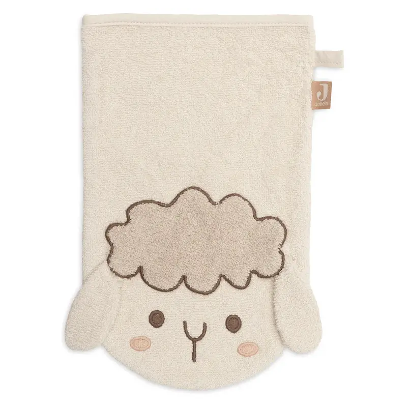 Gant de toilette bébé en éponge – Sheep Sonny