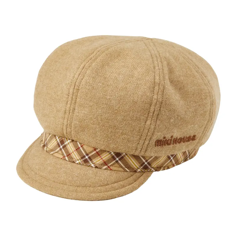 GAVROCHE BEIGE À CARREAUX