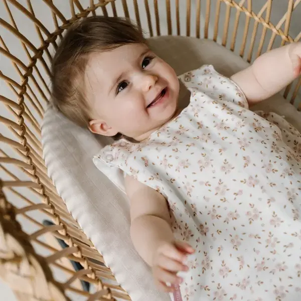 Gigoteuse bébé été en lange - Fleurs Thais