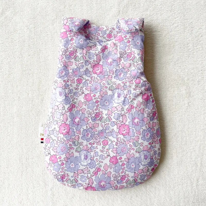 Gigoteuse pour Poupon 30–36 cm liberty lilas