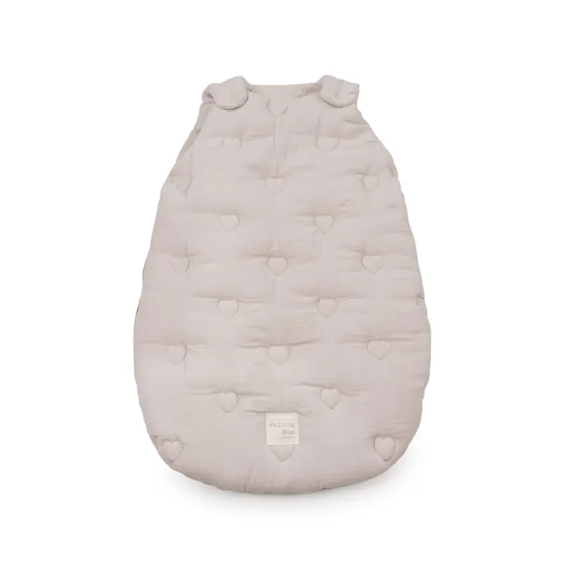 Gigoteuse Sintra Beige avec Cœurs Brodés