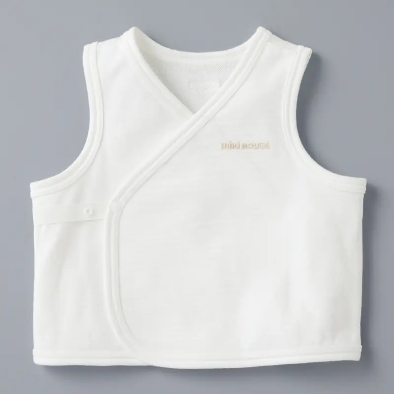 GILET CROISÉ EN COTON GOLD LABEL