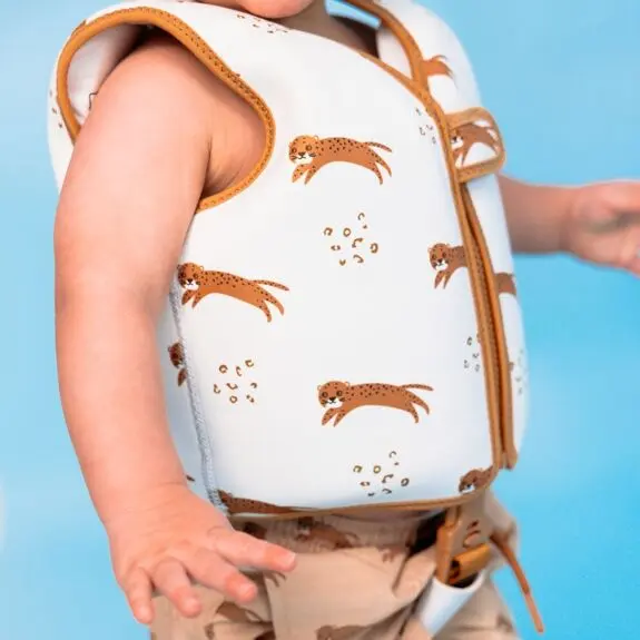 Gilet de natation léopard