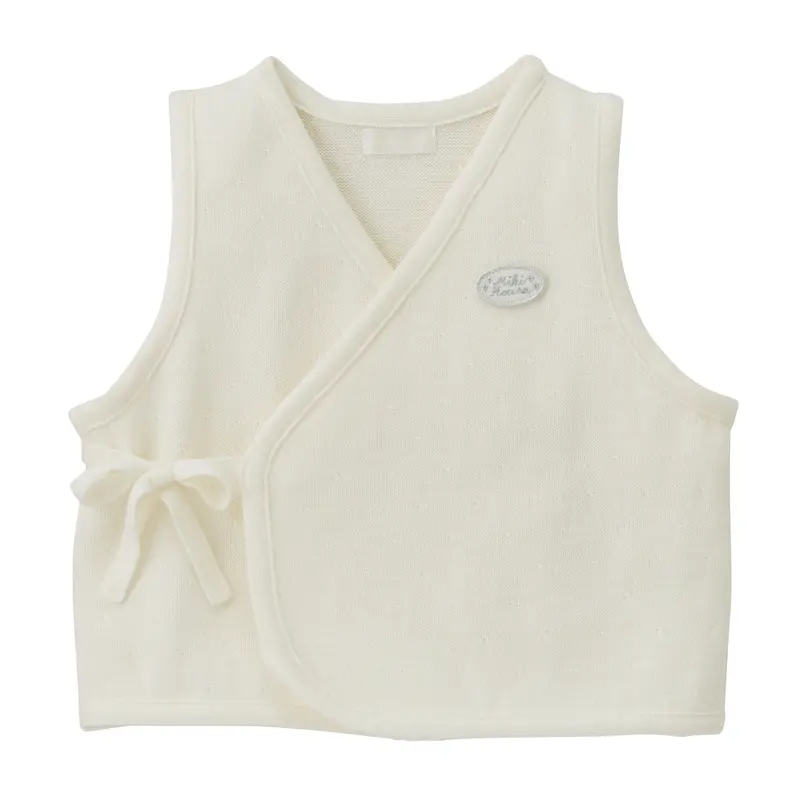 GILET EN COTON BEIGE