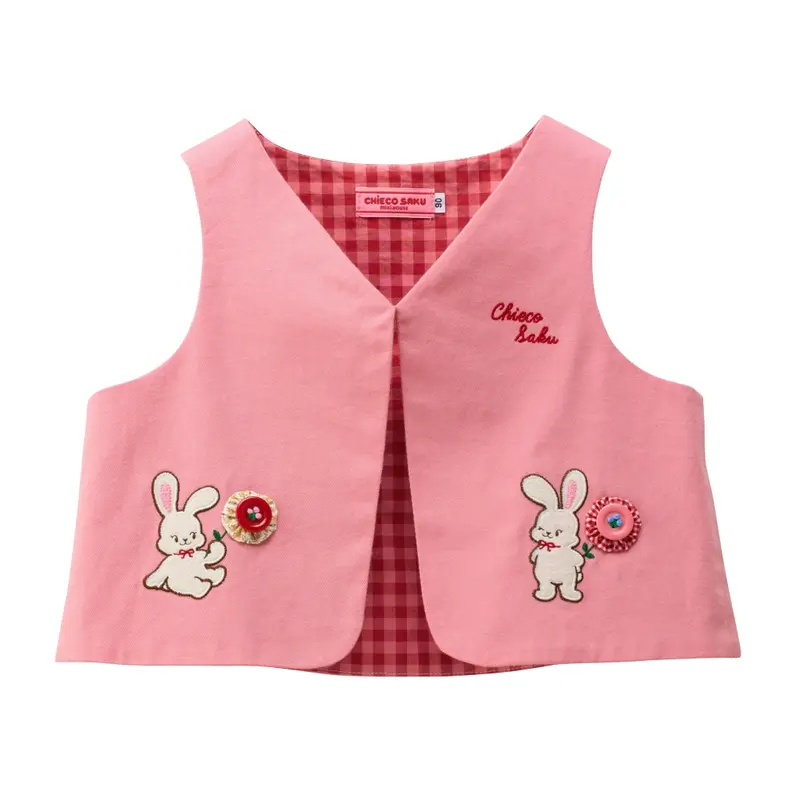GILET SANS MANCHES DOUBLURE À CARREAUX CHIECO SAKU