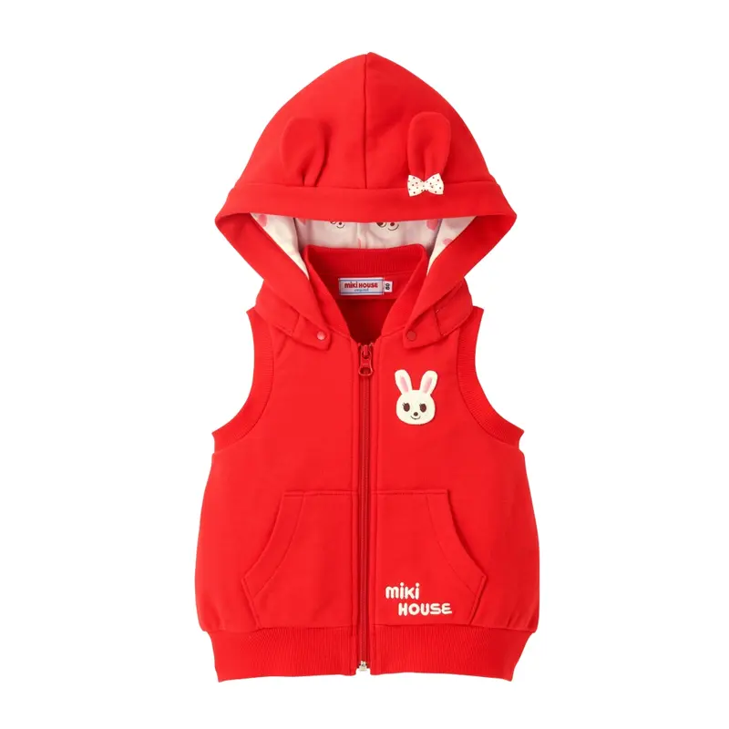 GILET SANS MANCHES ROUGE USAKO