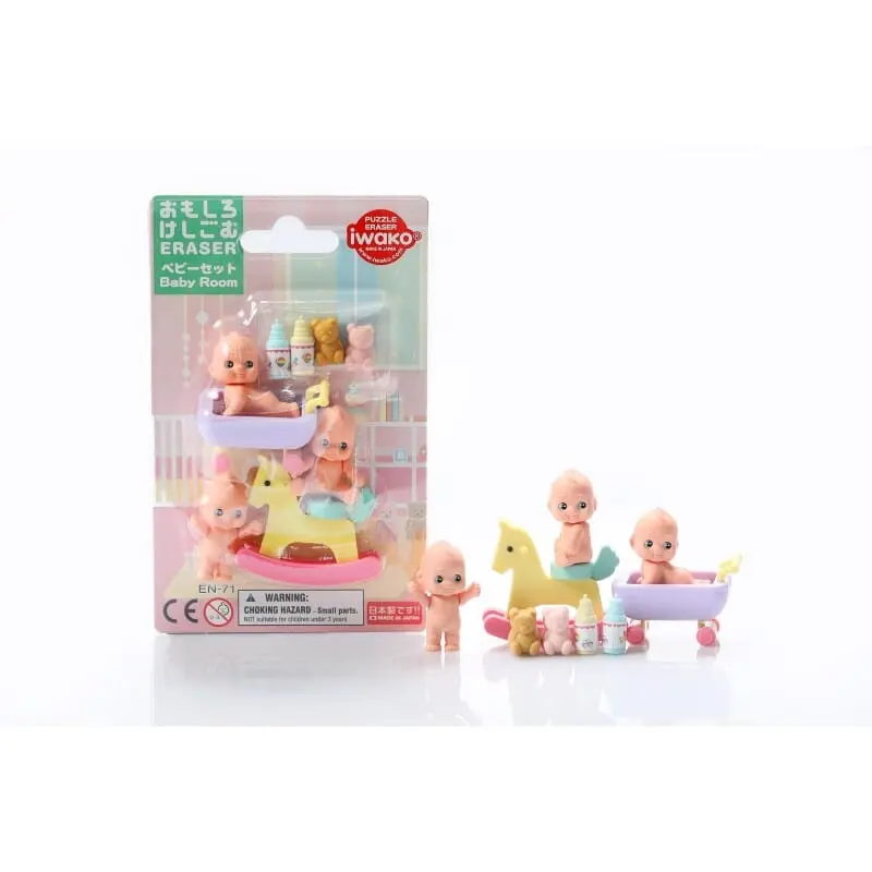 Gommes - Figurines - Chambre de Bébé - TROUSSELIER