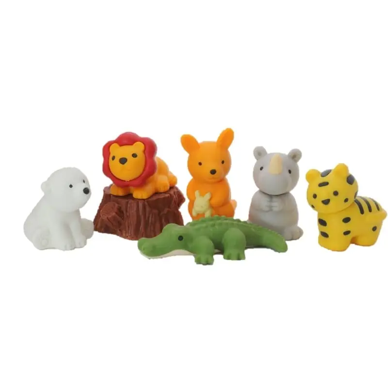 Gommes - Figurines - Safari - TROUSSELIER